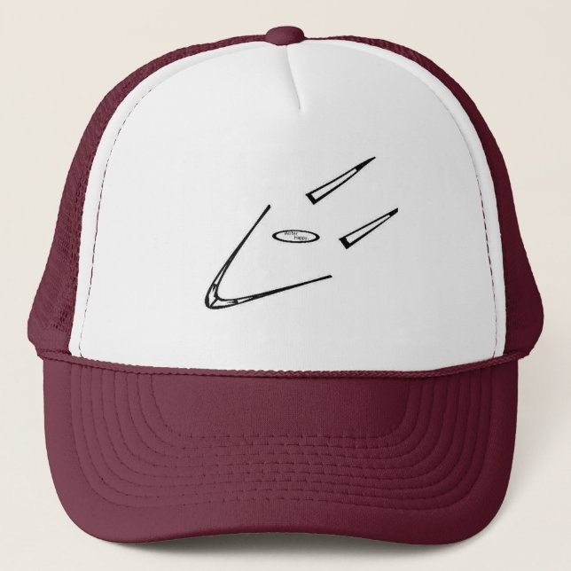 Herr Happy Face Truckerkappe (Vorderseite)