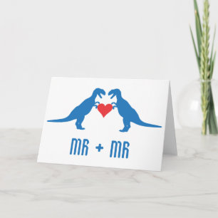 Herr+Herr- Liebe ist Liebe Dinosaurier Karte
