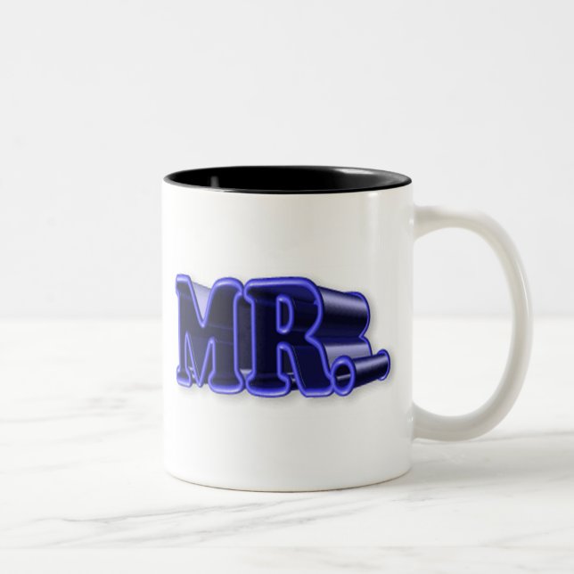 Herr Herr Mug Zweifarbige Tasse (Rechts)