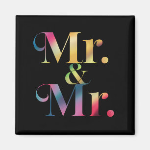 Herr & Herr Schwule Junggesellenparty Schwule Hoch Magnet