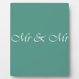 Herr & Herr Typografie Fotoplatte