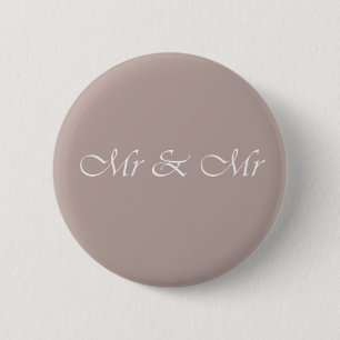 Herr & Herr Typografy Beige Button