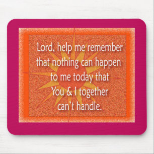Herr hilf mir, mich zu erinnern mousepad