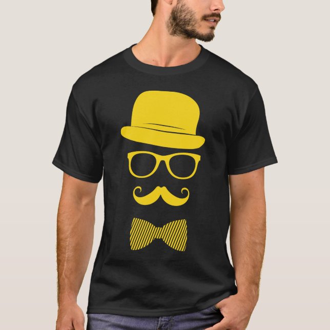 Herr-Hipster T-Shirt (Vorderseite)