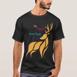 Herr Hirsch Grafik – Rustikaler Waldstil T-Shirt