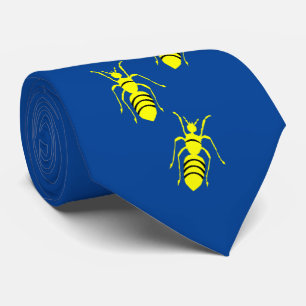 Herr-Hornet-Krawatte blau Krawatte