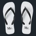 Herr Hubby Flip Flops<br><div class="desc">wedding</div>