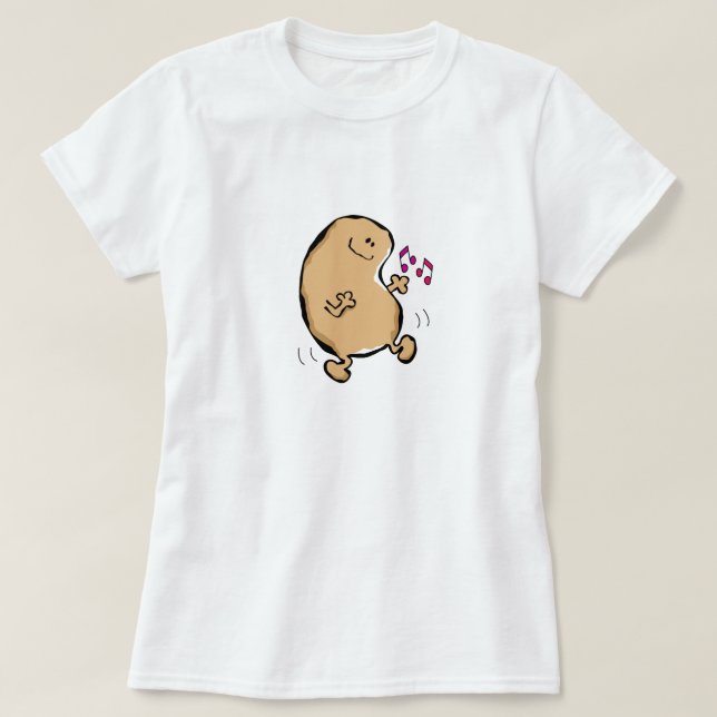 Herr Human Bean Doing The Jiggy T-Shirt (Design vorne)