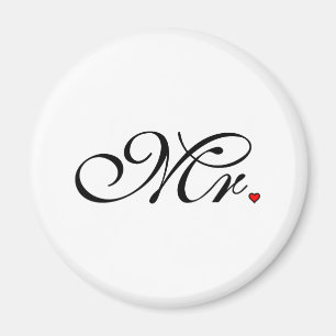 Herr Husband Groom His Her Weds eben Magnet