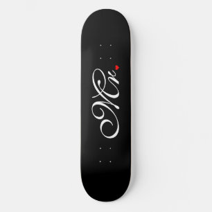 Herr Husband Groom Seine Hers Newly Weds Skateboard