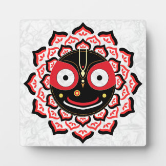 Herr Jagannath Gesicht Chakra Hindu-Gottheit Fotoplatte