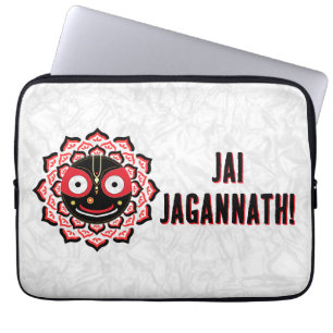 Herr Jagannath Gesicht Chakra Hindu-Gottheit Laptopschutzhülle
