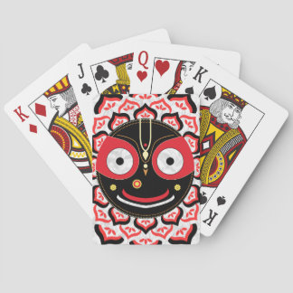 Herr Jagannath Gesicht Chakra Hindu-Gottheit Spielkarten