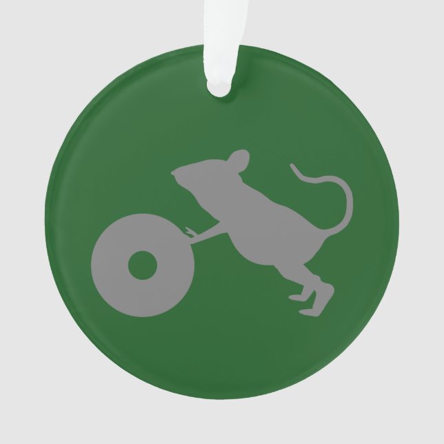 Herr Jingles von der grünen Meile Ornament (Vorderseite)