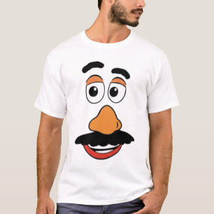 Herr Kartoffel Lustiges Cartoon-Gesicht T-Shirt