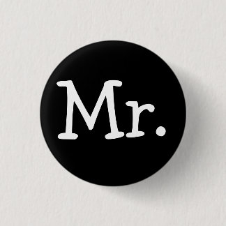 "Herr "Knopf (Bräutigam) Button
