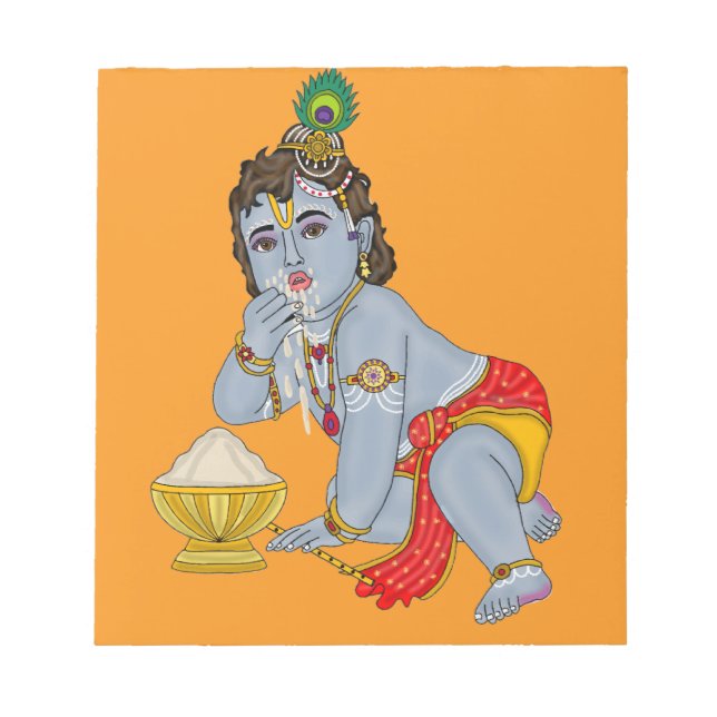 Herr Krishna  Notizblock (Vorderseite)