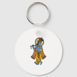 Herr Krishna Schlüsselanhänger