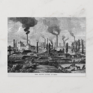 Herr Krupp's Factory in Essen, Germany Postkarte