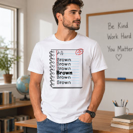 Herr Lehrer Notizbuch Name Übung Note A Plus Tri-Blend Shirt