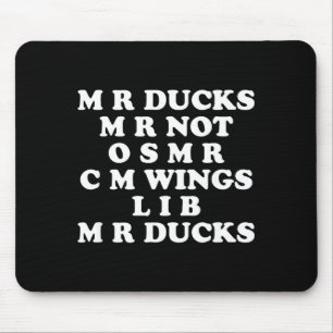 Herr M R Enten T, Lustiger Entenliebhaber, Wasserv Mousepad