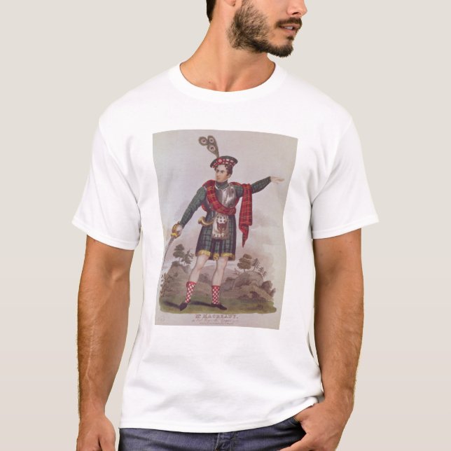 Herr Macready in der Rolle von Rob Roy Macgregor T-Shirt (Vorderseite)