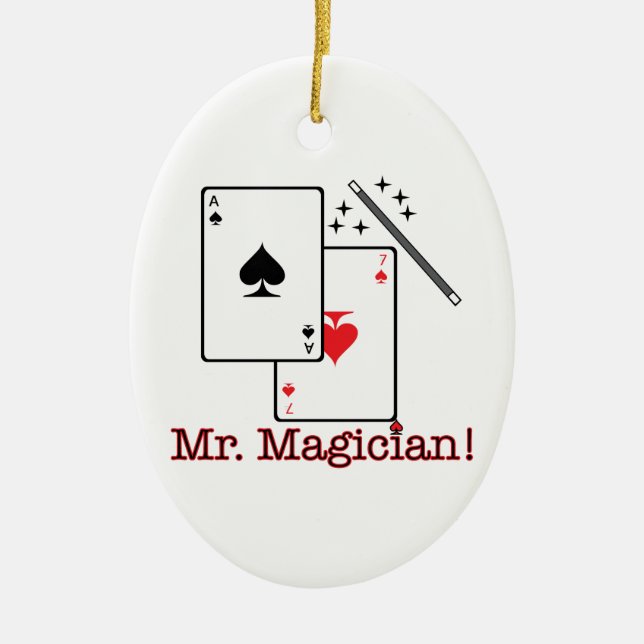 Herr Magician! Keramikornament (Vorne)