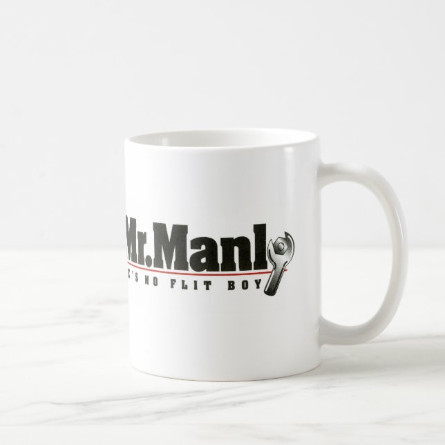 Herr Manly Coffee Mug Kaffeetasse (Rechts)
