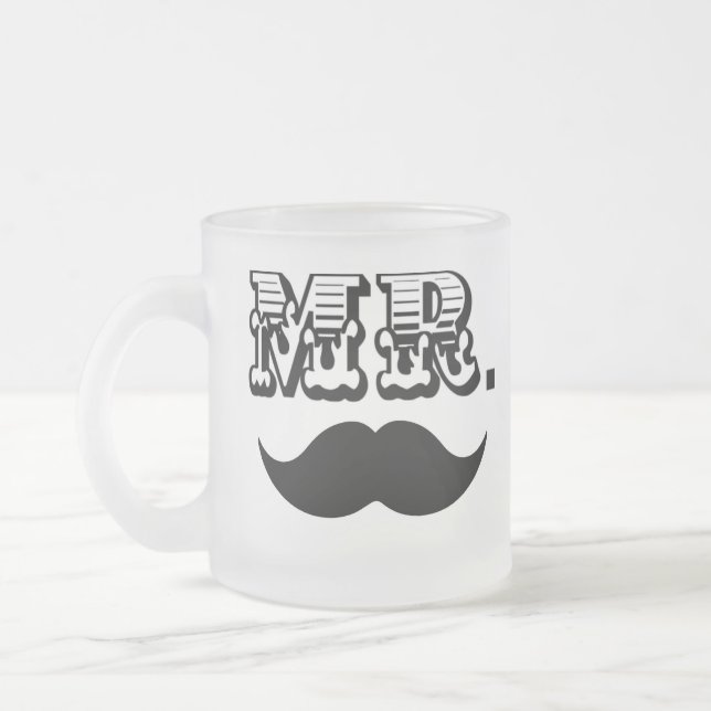 Herr - mattierte Tasse (Links)