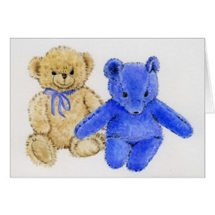 "Herr McCuddles und blauer Bär "
