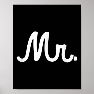 Herr Mister als Bräutigam bei der Hochzeit mit der Poster