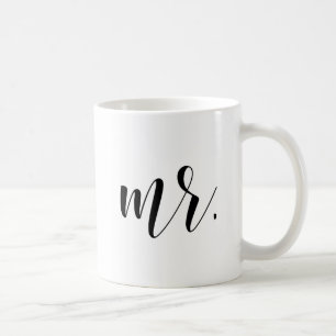 Herr Modern Calligraphy   Typografie-Tasse Tasse