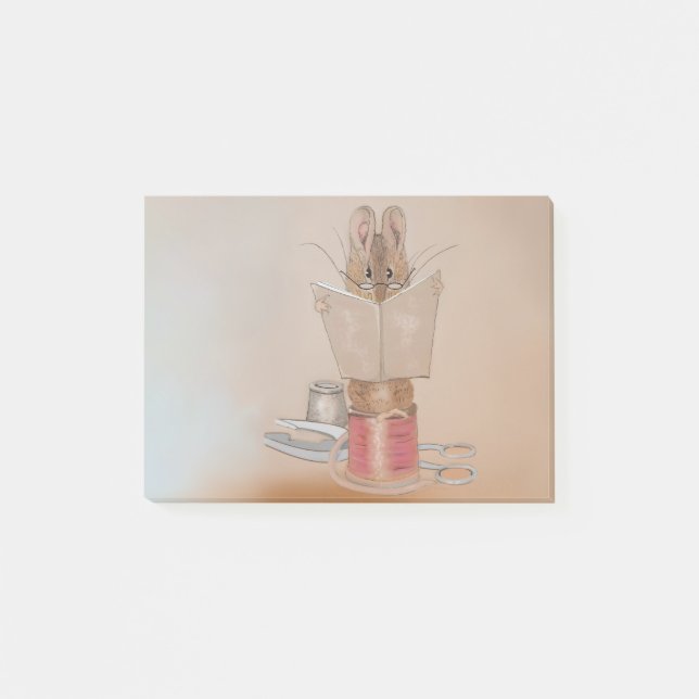 Herr Mouse Posten-it® Notes (4" x 3") Post-it Klebezettel (Vorderseite)