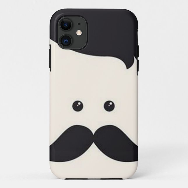 Herr Moustache! Case-Mate iPhone Hülle (Rückseite)