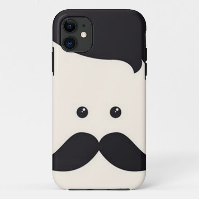 Herr Moustache! Case-Mate iPhone Hülle (Rückseite)
