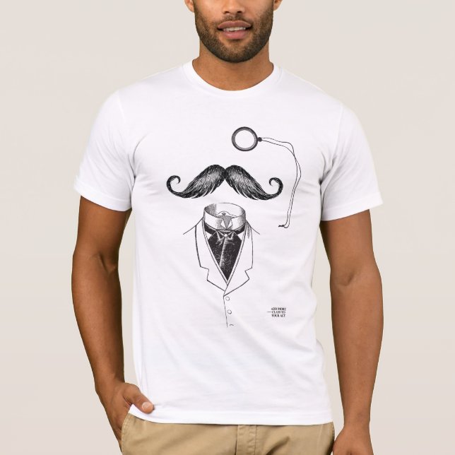 Herr Moustache T-Shirt (Vorderseite)
