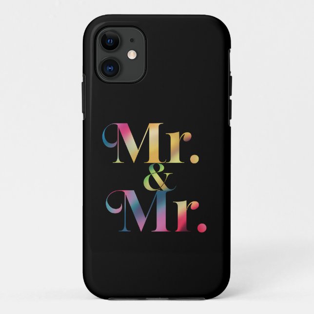 Herr & Mr. Gay Bachelor Party Gay Marriage Case-Mate iPhone Hülle (Rückseite)