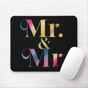 Herr & Mr. Gay Bachelor Party Gay Marriage Mousepad
