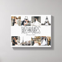 Herr & Mrs. Aight Foto Hand Letter Monogram