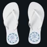 Herr & Mrs Blue Floral Wedding Flip Flops<br><div class="desc">Für weitere Anpassungen klicken Sie bitte auf die Schaltfläche "Anpassen" und verwenden Sie unser Designwerkzeug,  um diese Vorlage zu ändern. Wenn die Optionen verfügbar sind,  können Sie Text und Bild ändern,  indem Sie einfach auf "Text oder Bild hier bearbeiten/entfernen" klicken und Ihre eigenen hinzufügen. Entworfen von Sketchepedia / Freepik.</div>