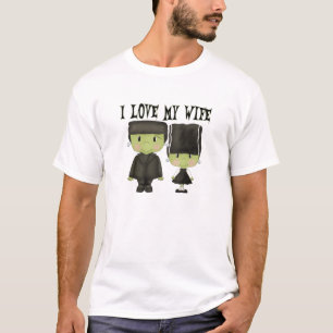 Herr & Mrs. Franken Couple I Liebe Meine Ehefrau H T-Shirt