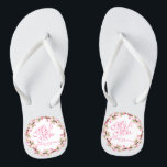 Herr & Mrs. Watercolor Wedding Flip Flops<br><div class="desc">For further customization,  please click the Customize button and use our design tool to modify this template. If the options are available,  you may change text and image by simply clicking on "Edit/Remove Text or Image Here" and add your own. Designed by Freepik.</div>