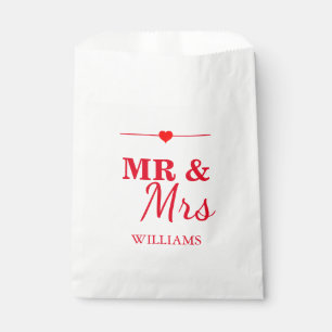 Herr & Mrs. Wedding Geschenktütchen