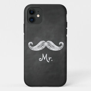 Herr Mustache auf Tafel iPhone 5 Case-Mate Case-Mate iPhone Hülle