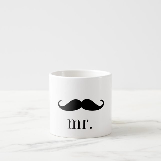 Herr Mustache: Espresso-Tasse Espressotasse (Vorderseite)