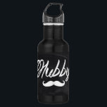 Herr Mustache, frisch verheiratet, Groom Honeymoon Trinkflasche<br><div class="desc">Herr Mustache hat frisch verheiratet Groom Honeymoon Wasserflasche.</div>