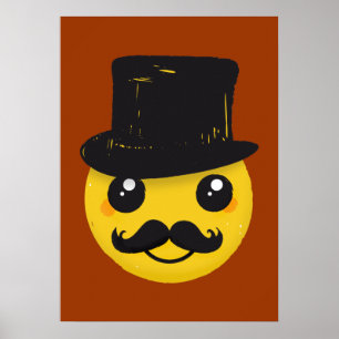 Herr Mustache Poster