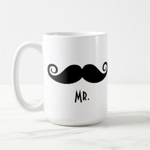 Herr Mustache u. Frau Lips Kaffeetasse