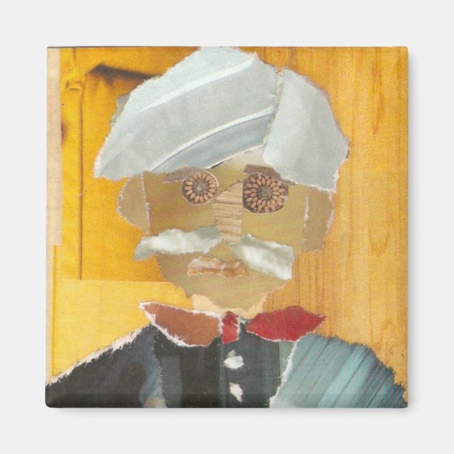 Herr Mustachio Magnet (Vorne)
