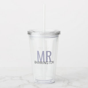 Herr Nachname Wedding Date Groom Name Acryltrinkbecher